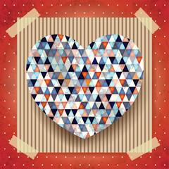 Obraz premium Heart, valentine card