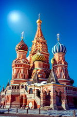 Fototapeta na wymiar St.Basil's Cathedral in Moscow