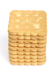 Stack of square cookies