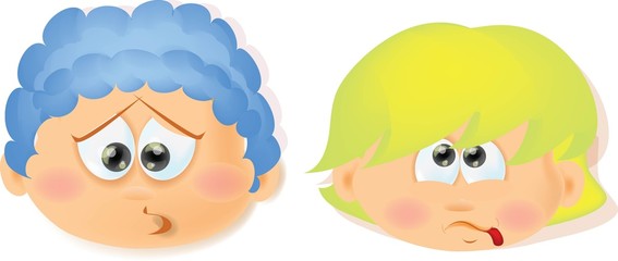 Симпатичные карикатуры дети