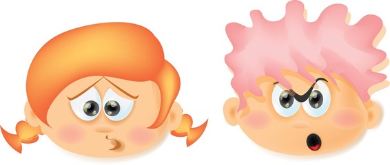 Симпатичные карикатуры дети