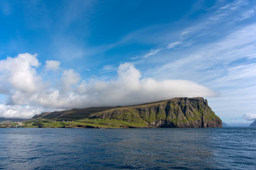 Fototapeta premium Faroe Islands, view from the sea
