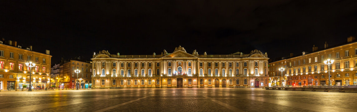 Place du Capitole in Toulouse - France