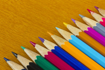 Colorful pencils