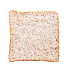 bread slice on a background