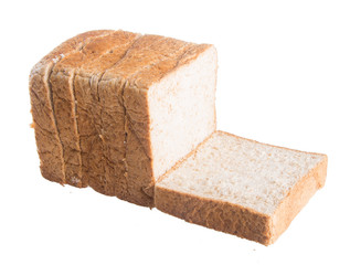 bread slice on a background