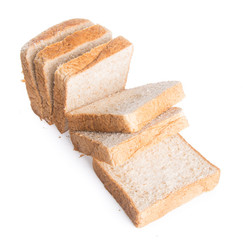 bread slice on a background
