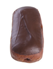 chocolate donuts on a background