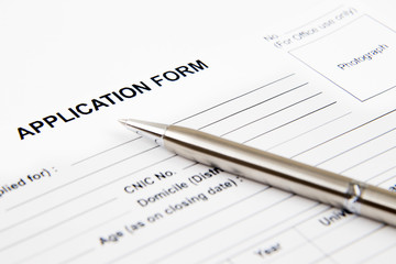 Application form concept for applying