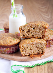 Wholewheat muffins