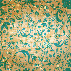 Seamless vintage floral background