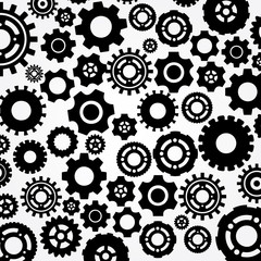 Cogs / gears vector