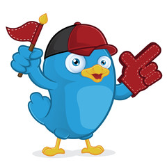Blue Bird Supporter