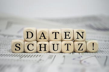 Würfel mit Datenschutz