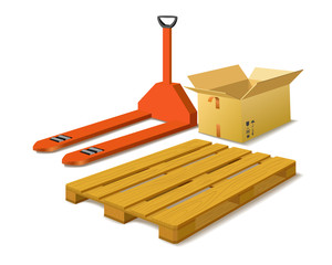 Storage equipment isolated on white background.