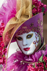 Traditional venetian carnival mask