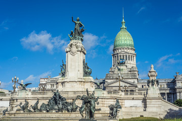 Kongressplatz in Buenos Aires, Argentinien