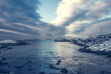 Beautiful snow-capped mountains