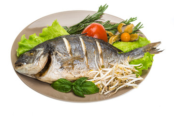 Grilled dorada