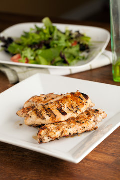 Grilled Chicken and Salad