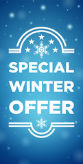 Winter sale special offer