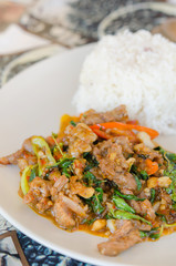 spicy  asian meal