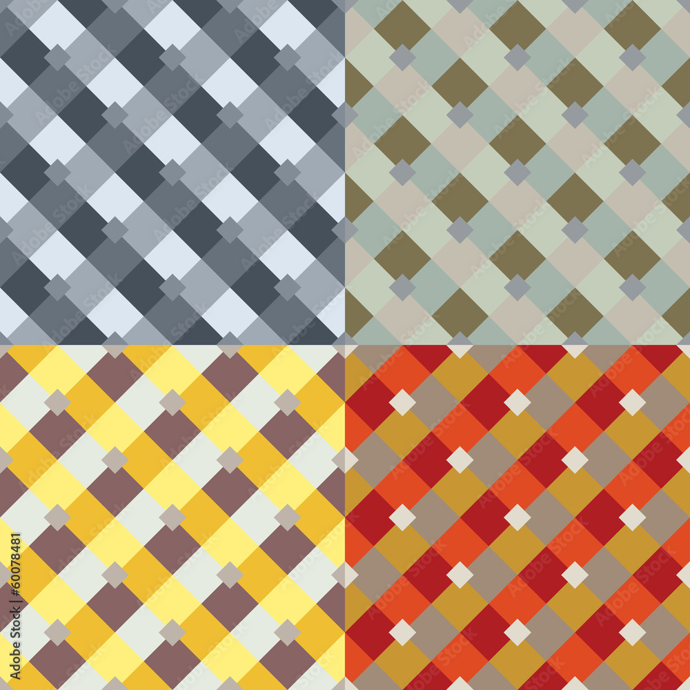 Poster abstract seamless patterns vector set