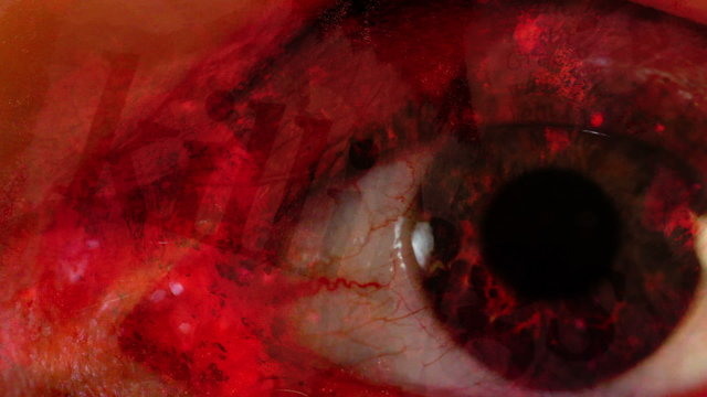 Killings fast eye horror abstract