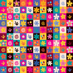 sweet flowers pattern