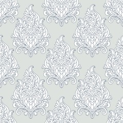 Damask seamless pattern for design.