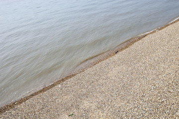 View of the Sea and shingle beach