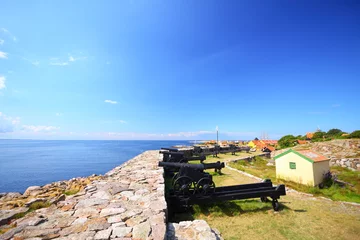 Crédence de cuisine en verre imprimé Scandinavie Fort Christiansoe island Bornholm Denmark
