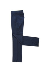 male blue classical trousers