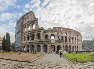 Naklejka premium Rzym Koloseum
