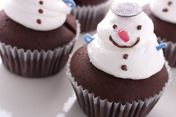 Christmas cupcake