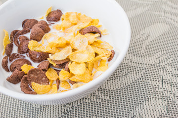 Cereal with milk