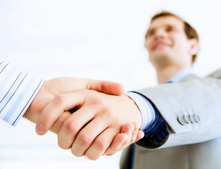 Business handshake