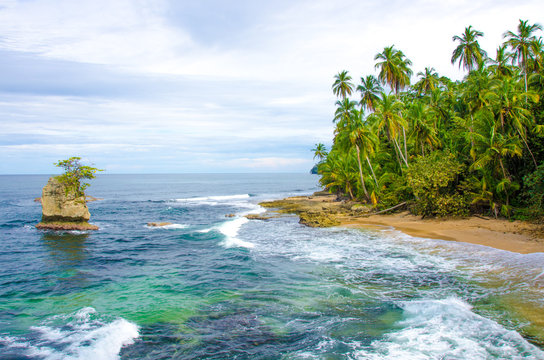 Beach caribbean Costa Rica