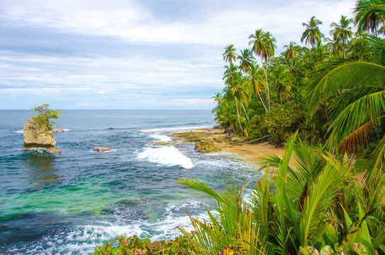 Beach caribbean Costa Rica