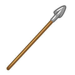 spear isolated illustration
