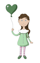 Girl with balloon