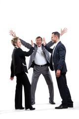 Business Team mit Erfolg