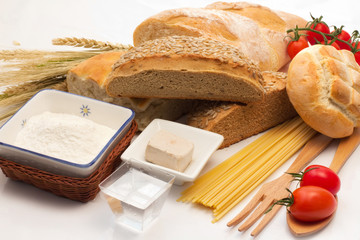 typical italian food ingredients