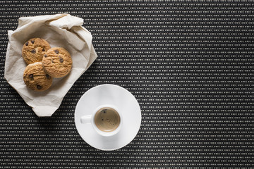Breakfast with coffe