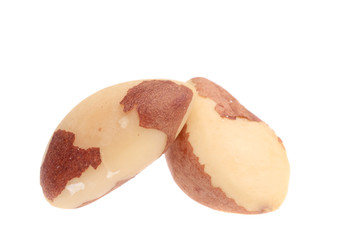 Close up of brazil nuts.