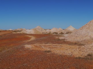 The australian opal mines in Coober Pedy