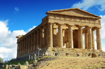 Fototapeta na wymiar Dolina Świątyń - Agrigento - Sycylia