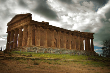 Fototapeta na wymiar Dolina Świątyń - Agrigento - Sycylia