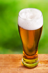 Glass of beer
