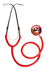 red stethoscope